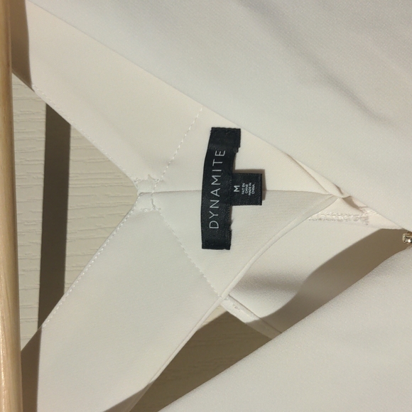 Dynamite - White peplum Blouse - Picture 3 of 3